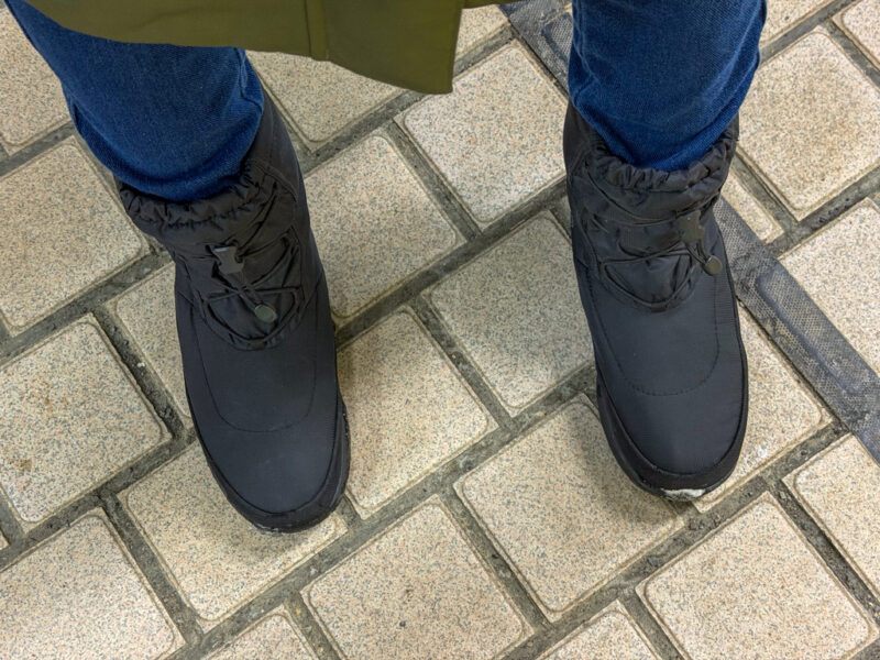 Columbia winter boots in Japan