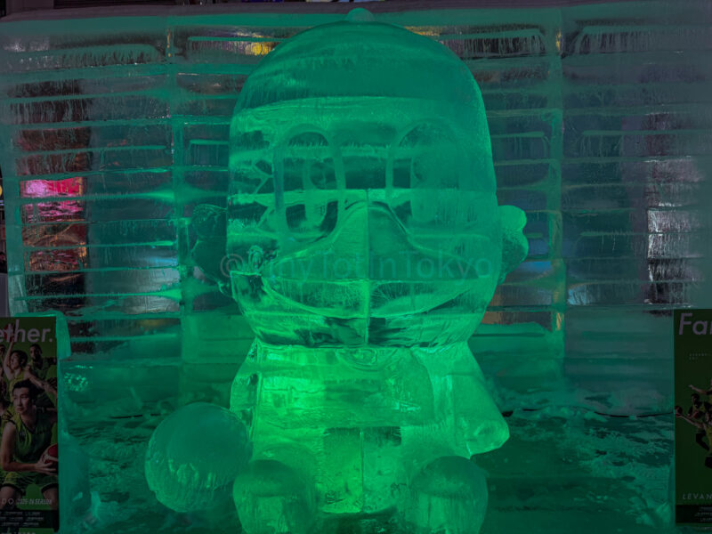 ice sculpture at sapporo snow festival