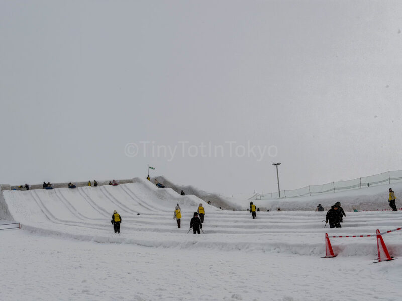 tube slider at tsudome sapporo snow festival