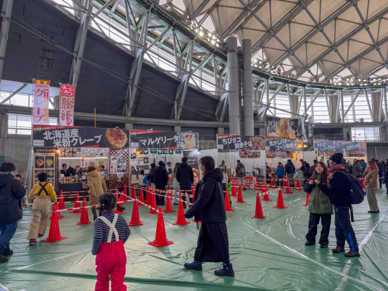 food at tsudome sapporo snow festival