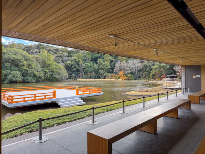 pond near sengukan at ise jingu