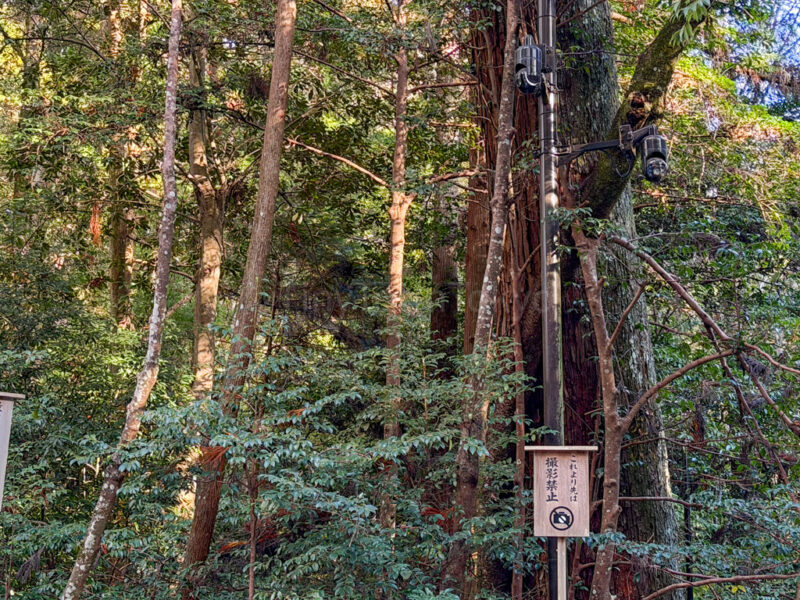 no photo sign at ise jingu