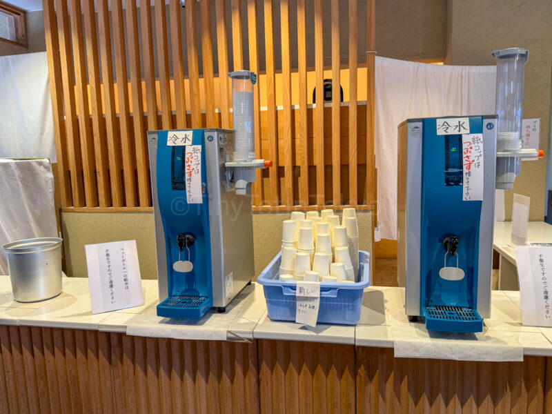 free drinking water at sanshuden ise jingu