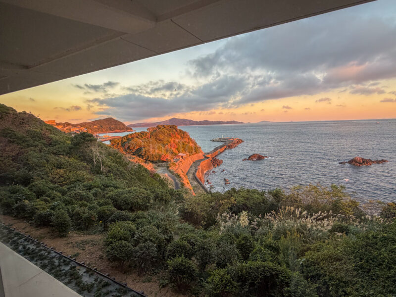 view from the room in Hotel Ijikaso