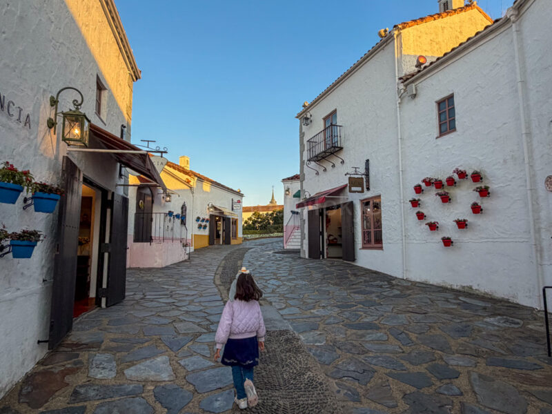 a child in shima spain village