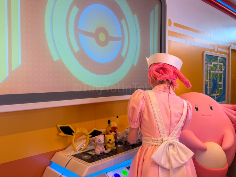 nurse joy at pokemon center at pokepark kanto