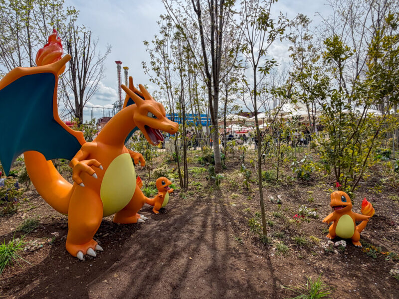 charizard at pokemon forest in pokepark kanto