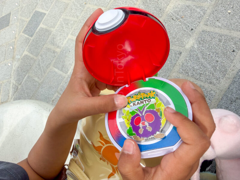 venonat pokemon collectable pin at pokepark kanto