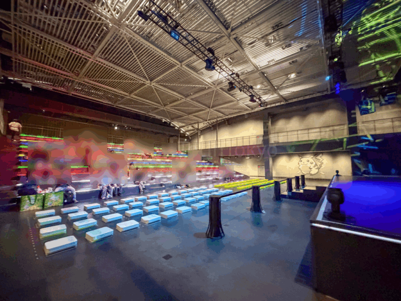 inside sedge gym at pokepark kanto