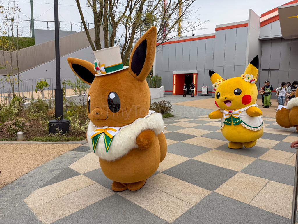 eevee and pikachu at pokepark kanto