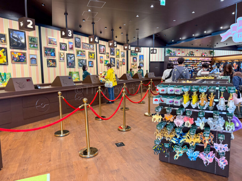 inside pokemon daisuki shop at pokepark kanto