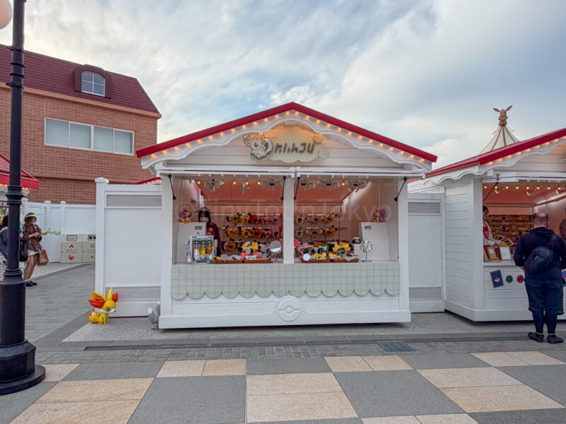 shop selling pokemon headbands at pokepark kanto