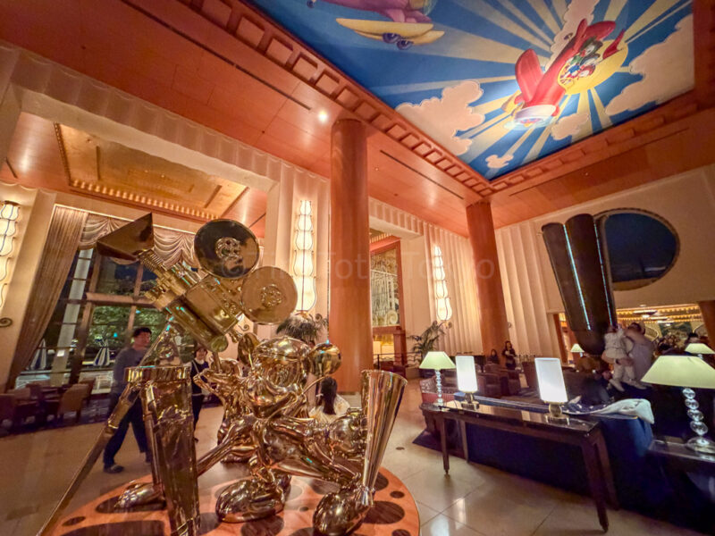 inside tokyo disney ambassador hotel lobby