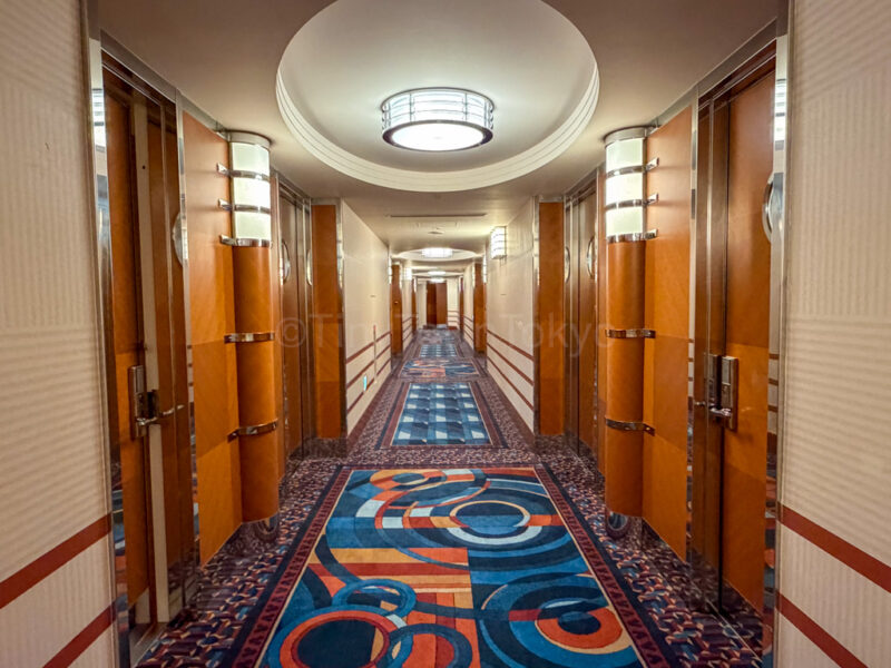 hallway at tokyo disney ambassador hotel