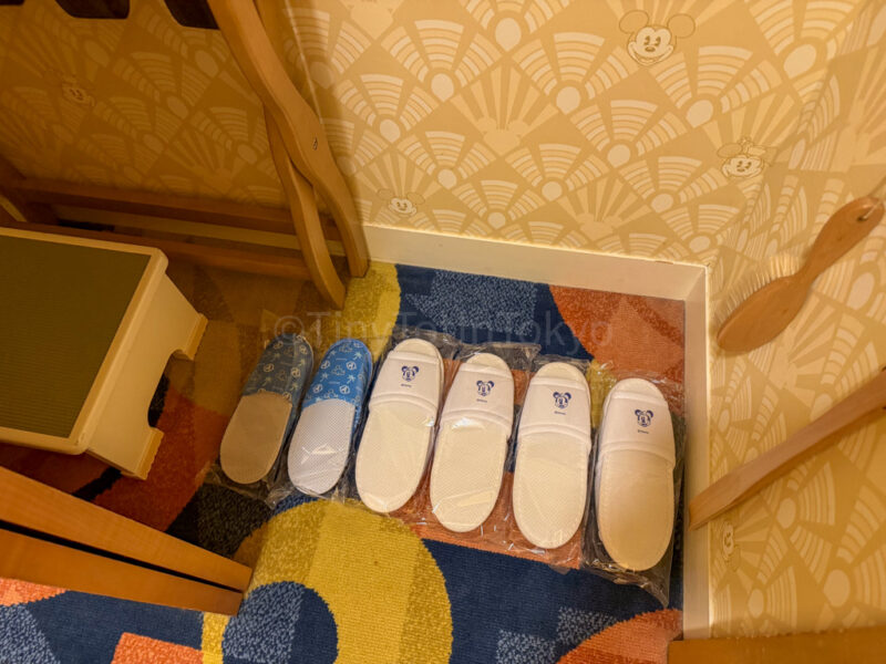 slippers at tokyo disney ambassador hotel