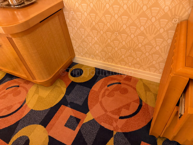 space for suitcases at Disney Ambassador Hotel