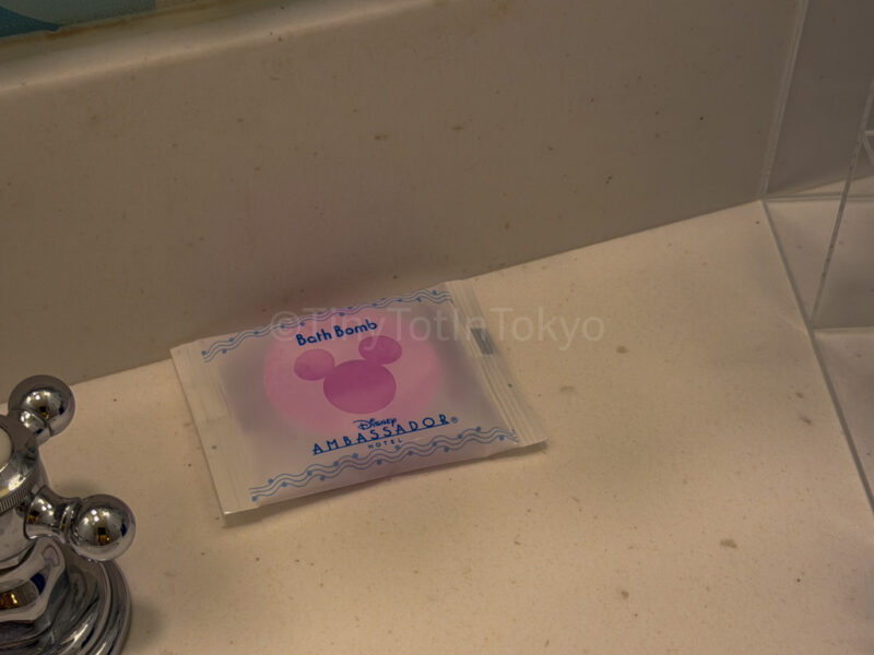 mickey bath bomb at Disney Ambassador Hotel