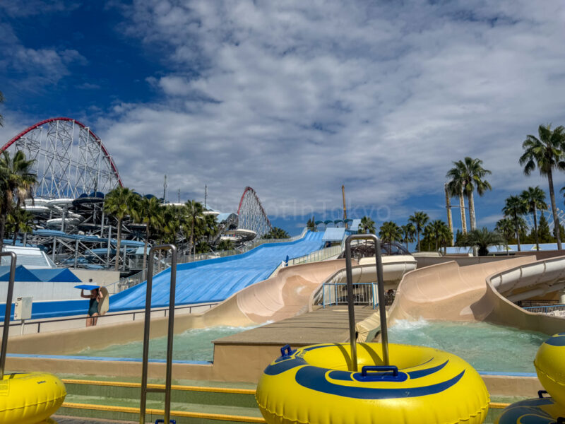 surfhill waterslide at Nagashima Water Park Jumbo Seawater Pool