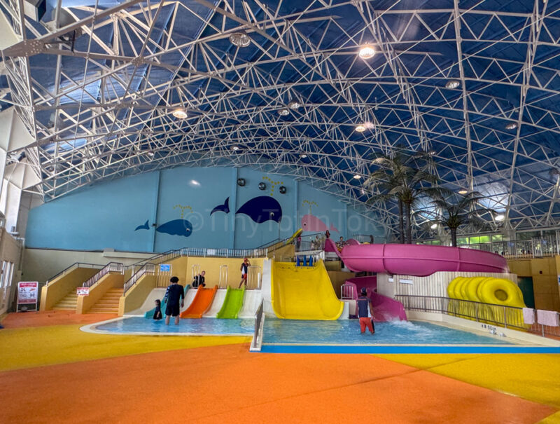 waterslides for kids at Nagashima Water Park Jumbo Saltwater Pool