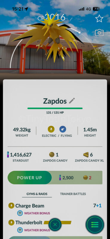 pokemon Go at pokepark kanto