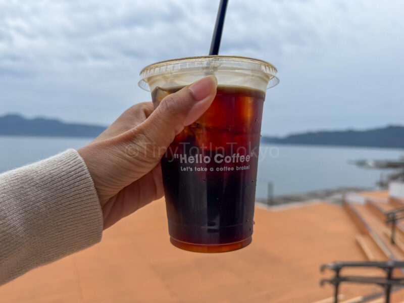 coffee from danken coffee in lake ikeda in kagoshima
