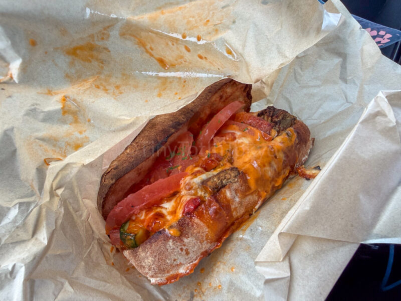 sandwich from coffee shop near lake ikeda in kagoshima