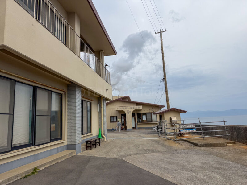 the front of sand bath sayuri in ibusuki in kagoshima