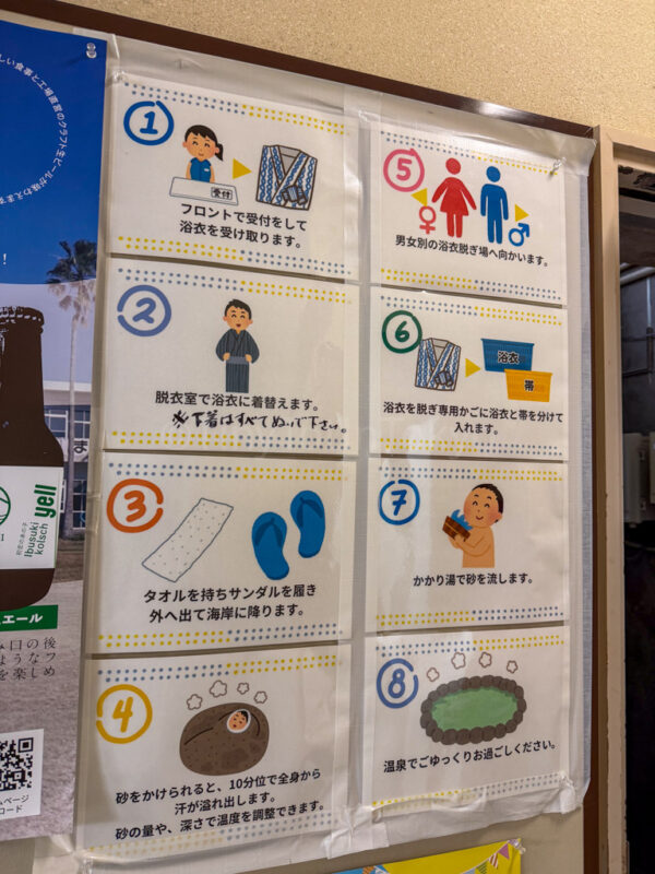 helpful how to sign for ibusuki sand bath in kagoshima