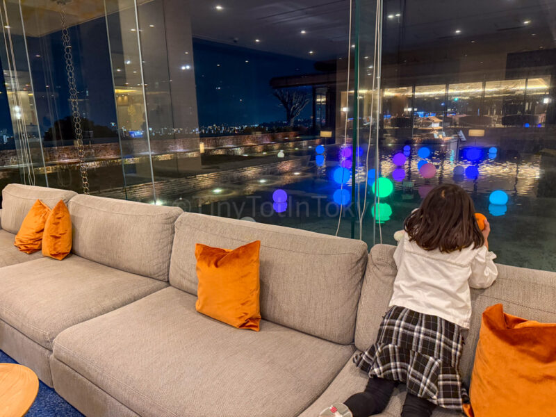 lobby at Shiroyama hotel kagoshima