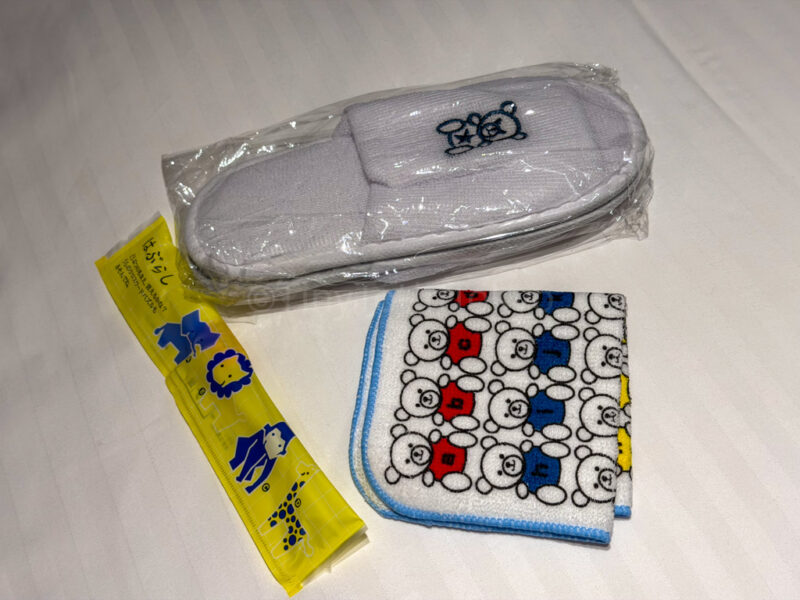 childrens amenities at Shiroyama Hotel Kagoshima