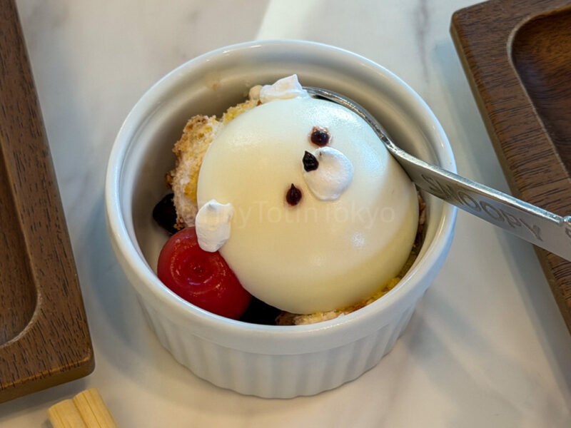bread pudding at Shiroyama hotel kagoshima