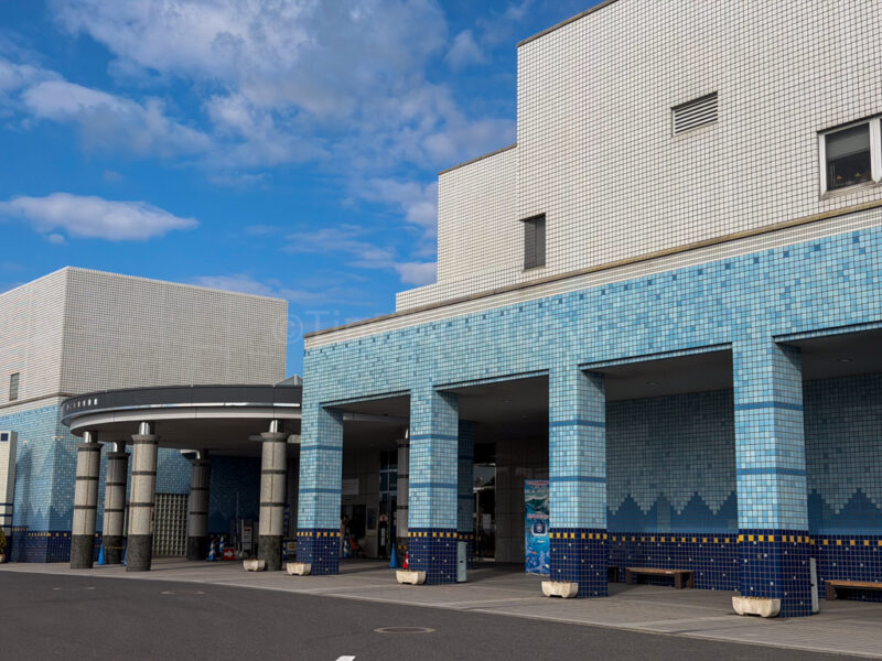 the outside of Kagoshima City Aquarium