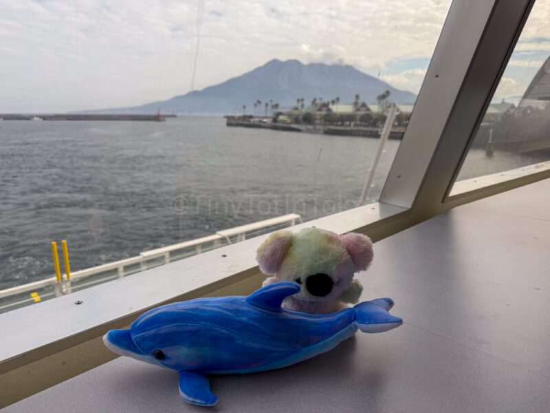 sakurajima from the ferry
