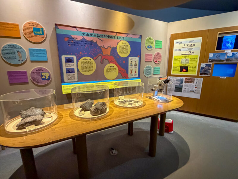 inside sakurajima visitor center