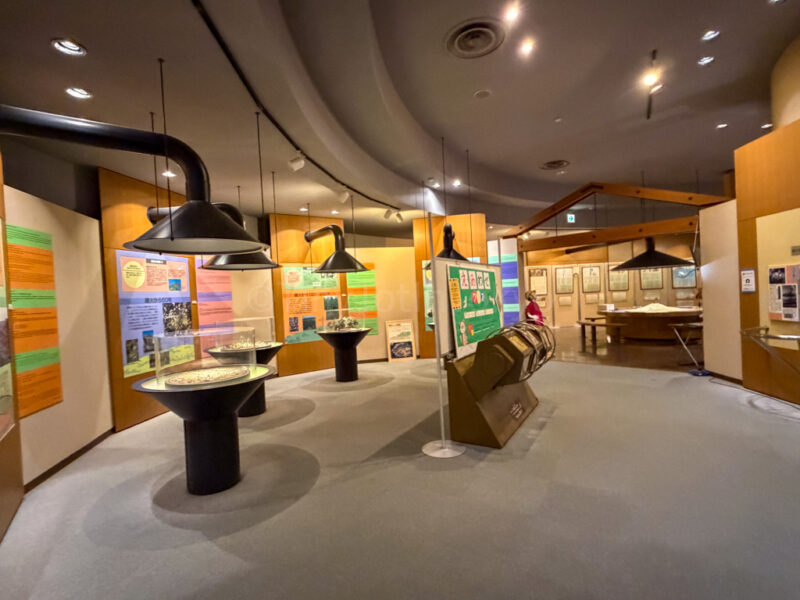 inside the sakurajima visitor center