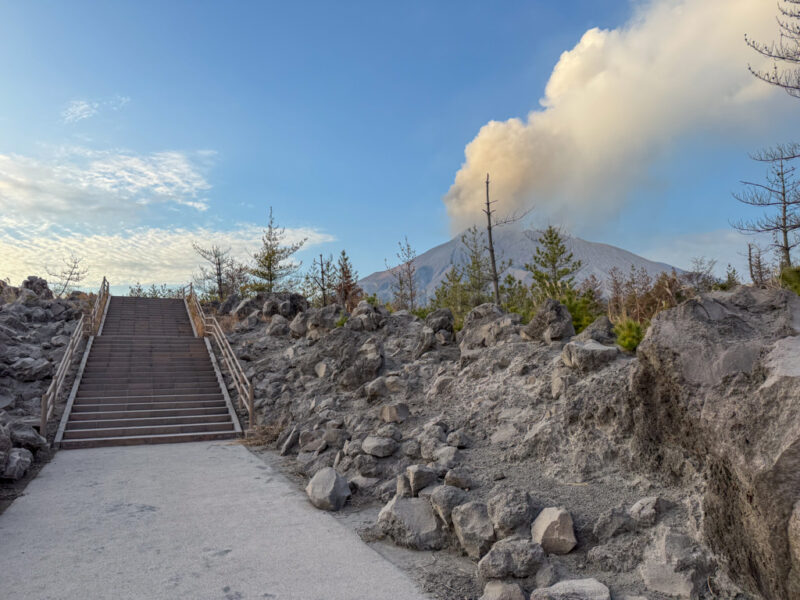 Arimura Lava Observation Deck in Sakurajima