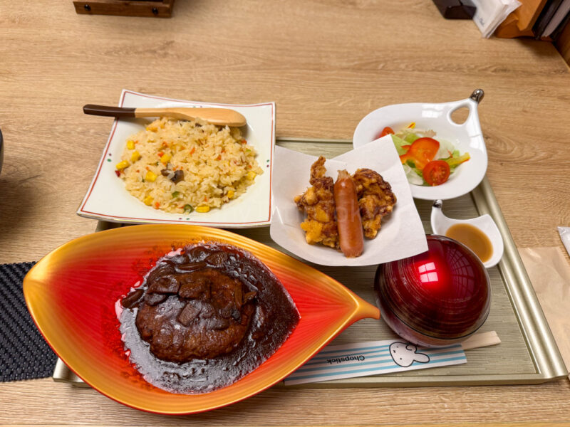 children's meal at Shikinoyado Meisui ryokan in Kagoshima