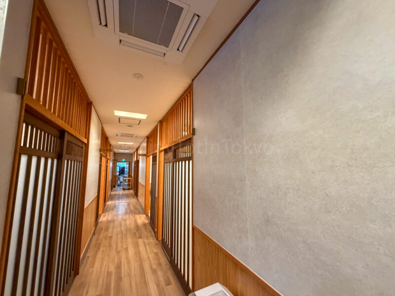 hall in restaurant at Shikinoyado Meisui ryokan in Kagoshima