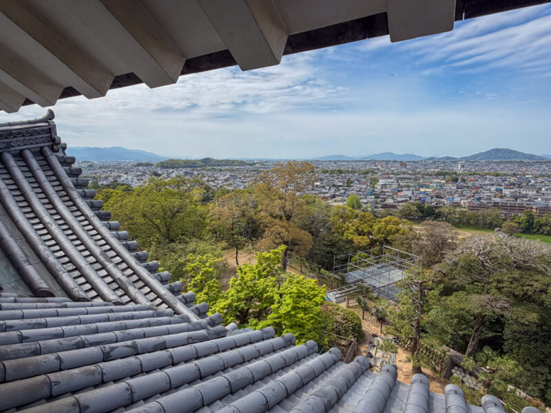 View from Hikone Castle