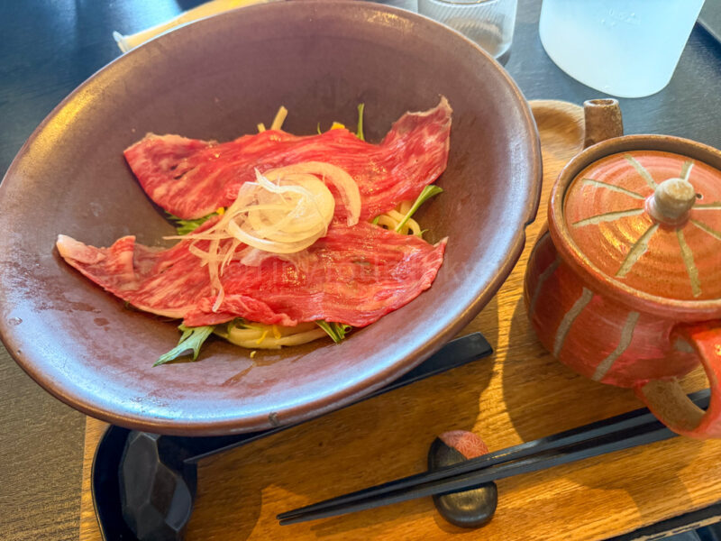 omi beef at Yume Kyobashi Castle Road
