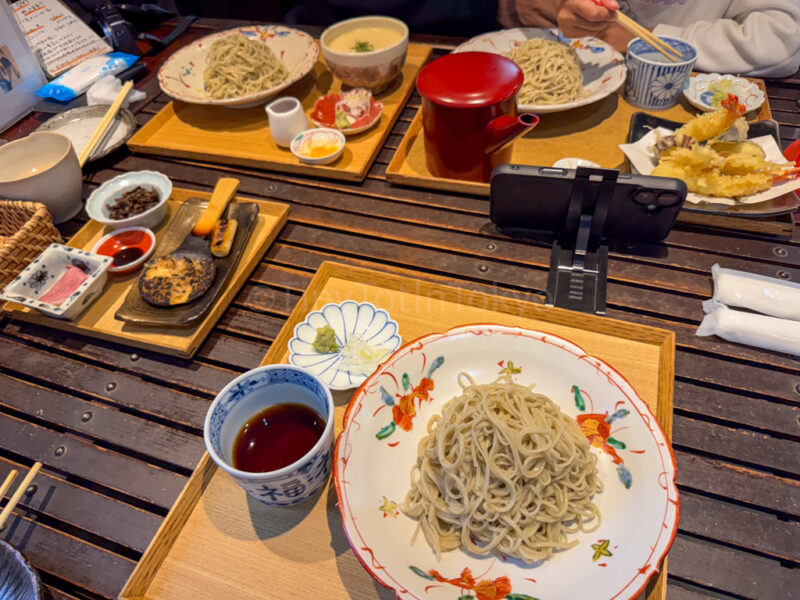 Soba restaurant near Ishiyamadera