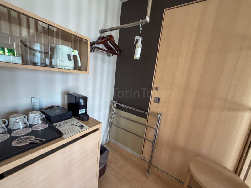 kettle and coffee machine in garden terrace room at fusaki beach resort ishigaki