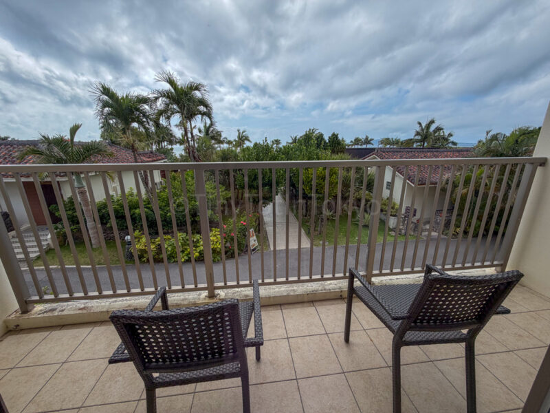 view from garden terrace room at fusaki beach resort ishigaki