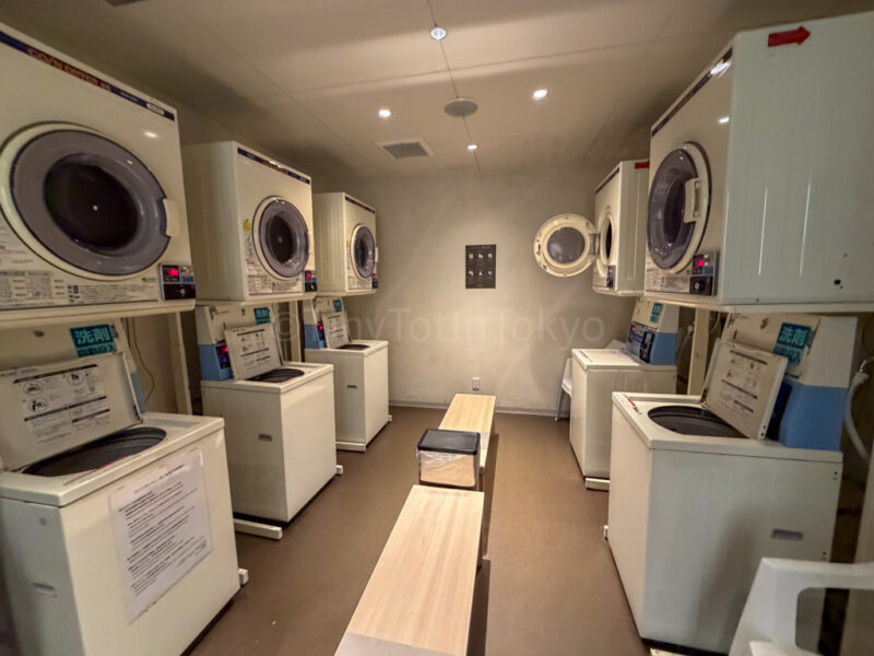 laundry machines in garden terrace at fusaki beach resort ishigaki