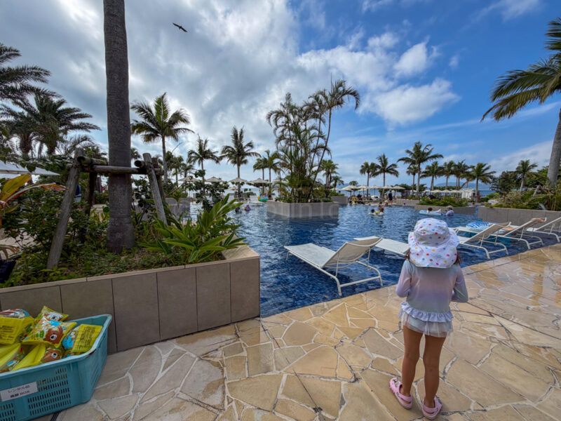 child at fusaki beach resort ishigaki