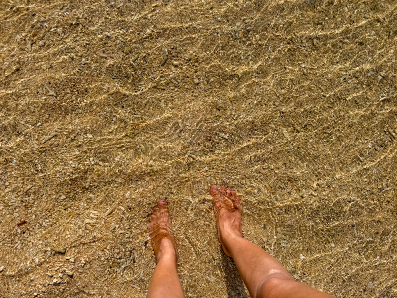 water at fusaki beach