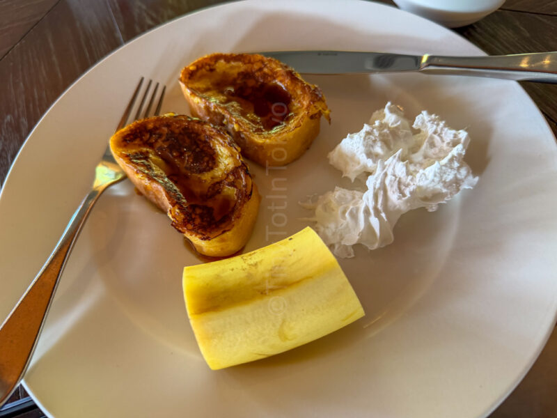 french toast at ishigaki bold kitchen at fusaki beach resort ishigaki