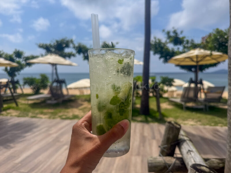 mojito drink from star bar at fusaki beach resort ishigaki