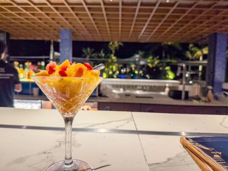 kakigori at star bar fusaki beach resort ishigaki