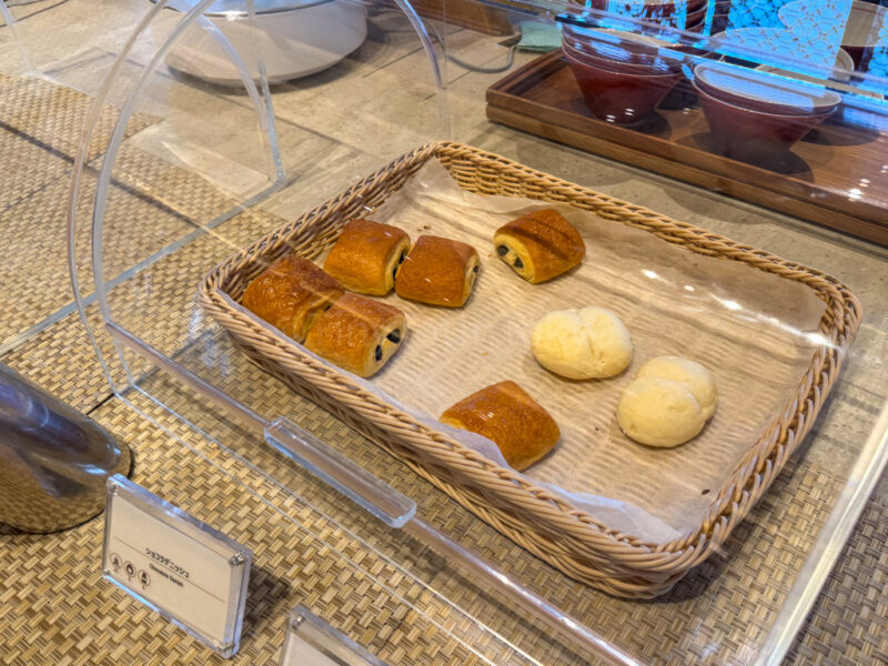 breakfast food at Ryukyu Shintenchi at fusaki beach resort ishigaki